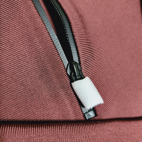 House of CB Marron Long Sleeve Bodycon Pencil Dress Smooth Spandex Size Large - Picture 7 of 15